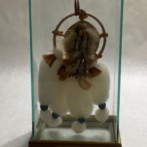 Native American Indian Mandella Hanging Dream Catcher Glass Case Gift - Picture 6 of 8